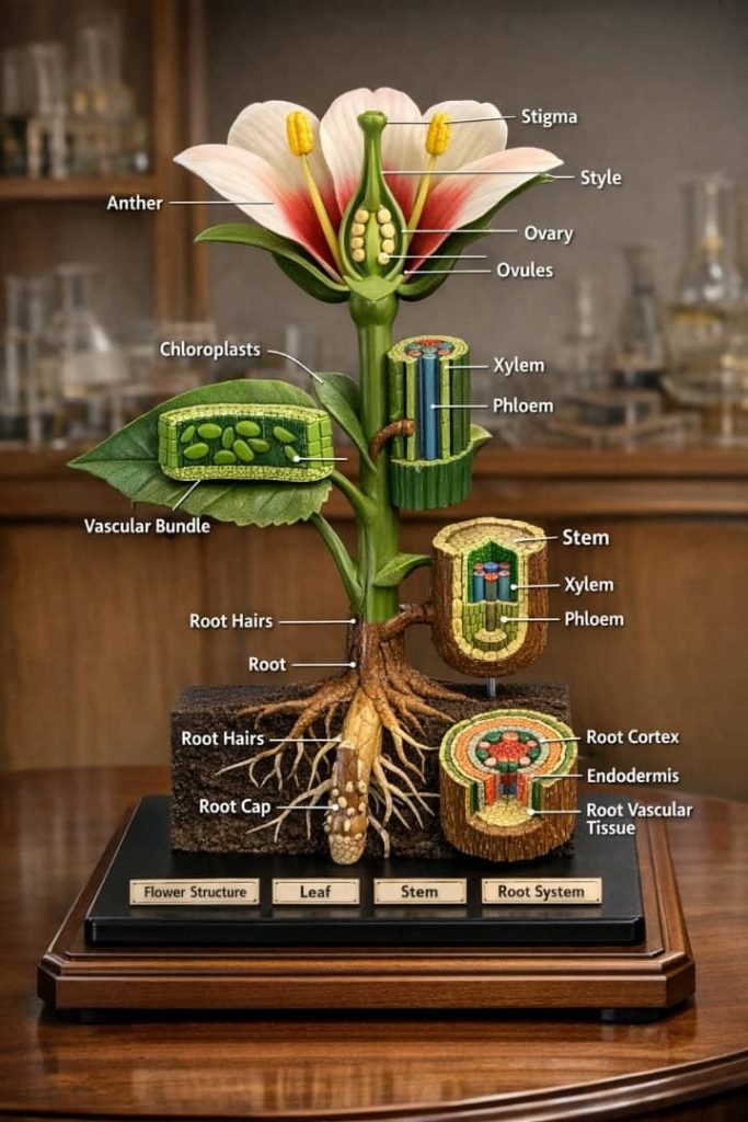 morfologia de las plantas guia