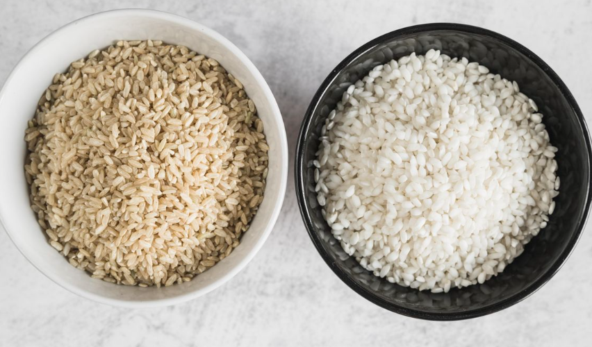 diferencia arroz blanco y arroz integral
